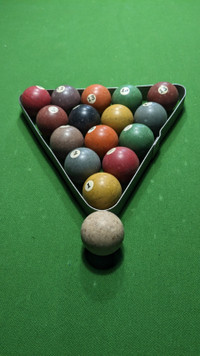 Vintage Antique Billiard Pool Balls 1.75 inches