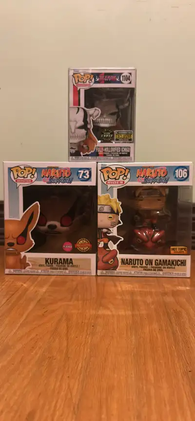 Naruto and Bleach Funko Pops, View more