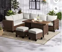 Sectional patio furniture 