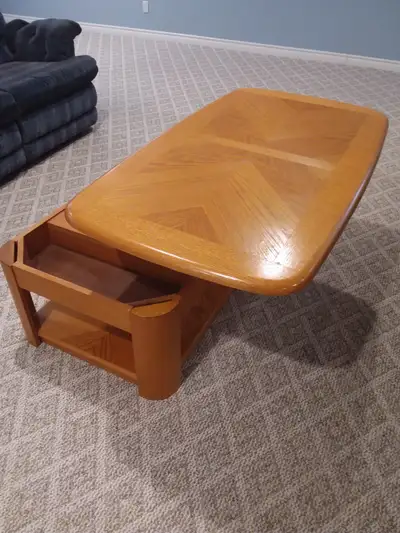 Pine coffee and end tables, View more