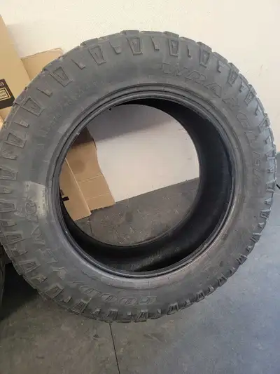 Set of 4 275 60 20 Duratracs. Came off the truck after about 45k. Text 403 470 9762
