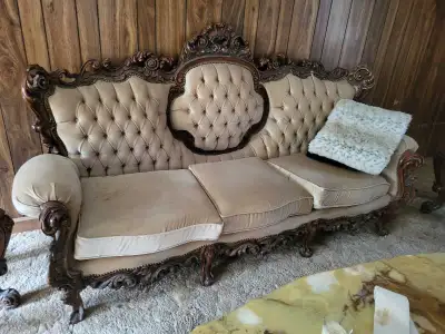 Antique couch set, View more