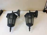 Coach Entryway Lights Two (2) 15 Inch Outdoor Lamps