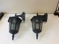 Coach Entryway Lights Two (2) 15 Inch Outdoor Lamps