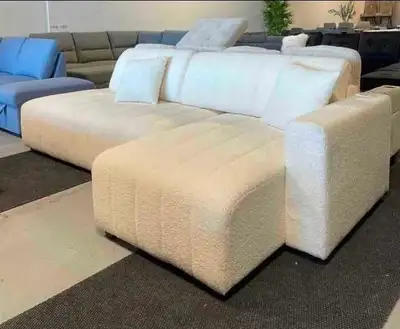 Boucle Sectional Sofa, View more