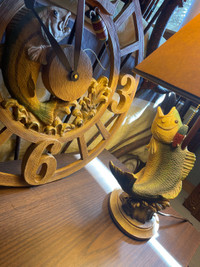 More Cottage Core! Fish Lamp and Clock Set