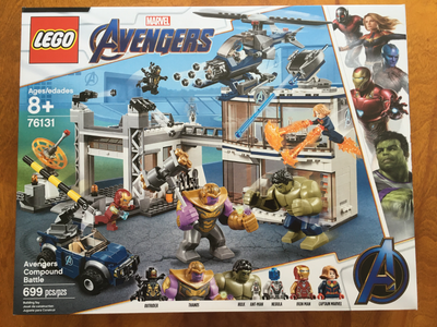 LEGO Marvel Avengers Compound Battle 76131 699 Pieces with 6 figures (Outrider, Thanos, Hulk, Ant-Ma...