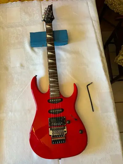 Red Ibanez ex240 1980's made in Korea, View more