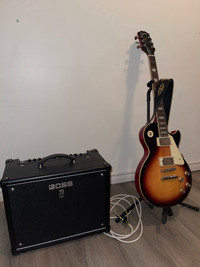 Epiphone Les Paul 60s Bourbon Burst Electric Guitar Combo 