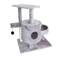 (Brand New):CAT TREE MULTI-LEVEL WITH ROUND CAVE