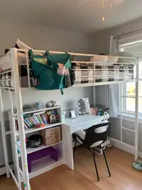 Twin loft bed
