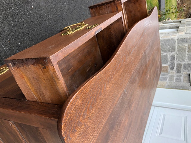 Meuble antique en bois/ commode vintage/ buffet style vaisselie