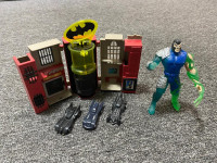 BATMAN MICROVERSE GOTHAM CITY PLAYSET BANE FIGURE CLOCK DC