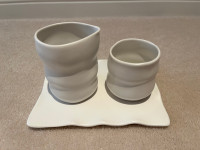 Donna Karan Porcelain Milk & Sugar Set