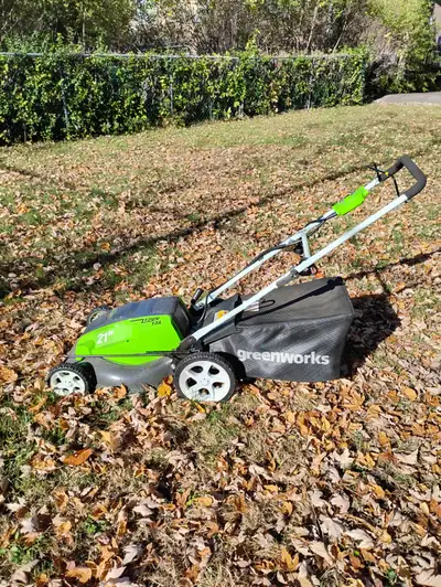GREENWORKS  21" Electric Lawn Mower, View more