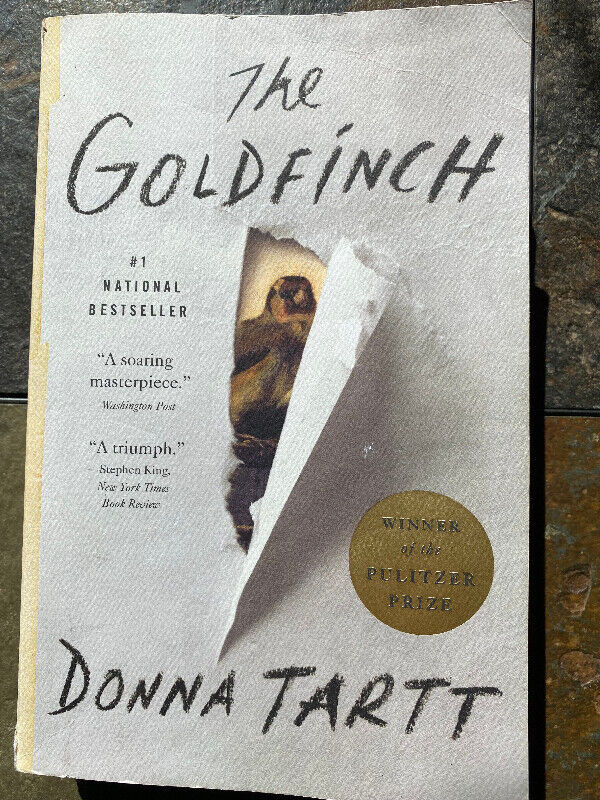 The Goldfinch by Donna Tartt  2014 Fiction Pulitzer Prize winner in Fiction in Edmonton
