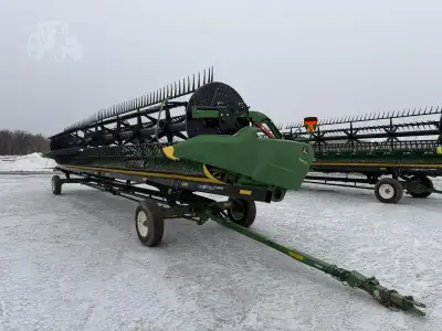 2019 John Deere 740FD Header 2 UNITS AVAILABLE 40 Foot Pea Auger Good Working Order Comes with heade...