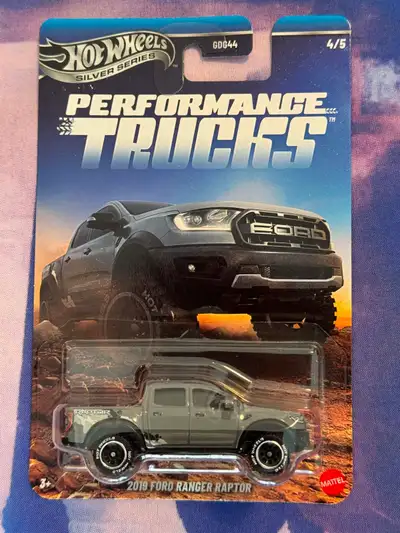 Hot Wheels silver series Ford Ranger Raptor grey, View more