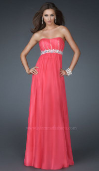 Elegant Coral Prom Dress - Magnifique robe de bal corail