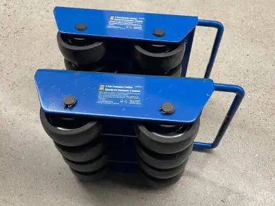 Power Fist 2-Ton Transport Trolley / Machinery Skates — Heavy Du, View more