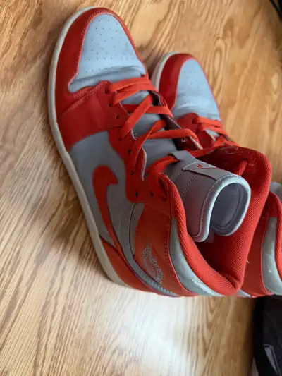 RARE NIKE JORDAN 1 - MEN’s SIZE 13 - ORANGE AND GREY, View more