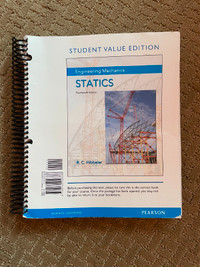Engineering Mechanics Statics 14th Edition by R.C. Hibbeler