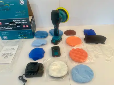 ❗️ Non Négociable ❗️ Brand new TORIX cordless 6 Inch car buffer Polisher 9 variable speeds, from 250...