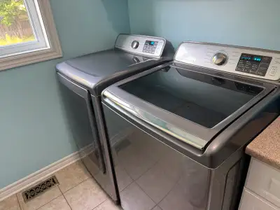 Samsung washer and dryer set, View more