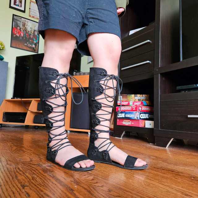 High Cut Gladiator Sandals in Women's - Shoes in Ottawa - Image 4