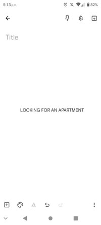 Looking for Batchelor or 1 bedroom apartment.