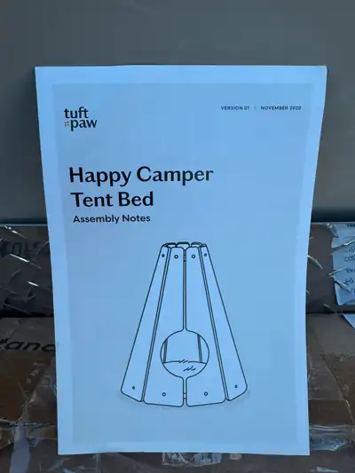 Brand new in its adorable box bought directly from —->https://www.tuvie.com/tuftpaw-happy-camper-cat...