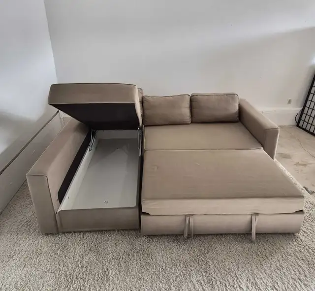 FREE DELIVERY Ikea Friheten Reversible Pullout Sofabed Sectional in Couches & Futons in Vancouver - Image 7