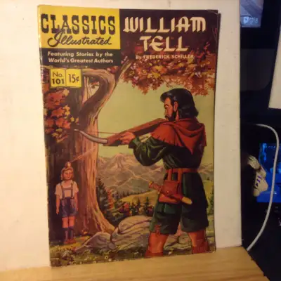 Classics Illustrated WILLIAM TELL No.101 - HR#118 - VG Vintage C, View more