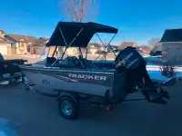 2007 Tracker Pro Guide 16.5 ft , with 75hp Mercury  OptiMax