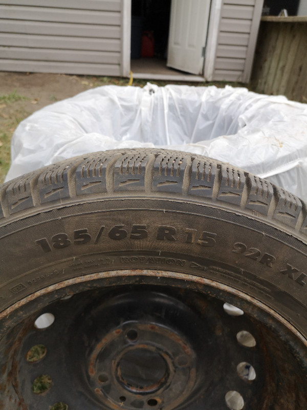 15" winter tires  - 18565R15 Nokian Hakka R in Tires & Rims in Saskatoon - Image 4