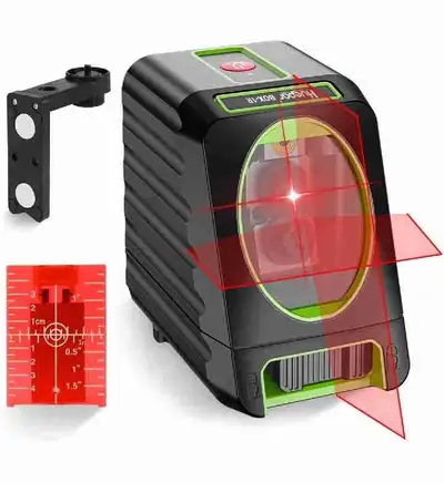 Huepar Self-Leveling Laser Level 150ft Outdoor Cross Line Laser,, View more