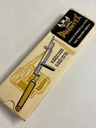 Vintage Phentex Rug Punching Needle, View more