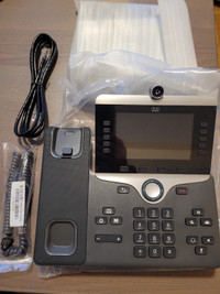 Cisco 8865 (CP-8865-K9) Unified IP VoIP Video Phone w Camera & S