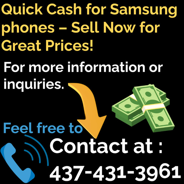 Sell Your Samsung Devices for Instant Cash – Great Deals Today! in iPads & Tablets in Mississauga / Peel Region