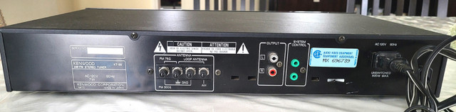 AM-FM STEREO TUNER RADIO ▌ Kenwood KT-58 in Stereo Systems & Home Theatre in Ottawa - Image 4
