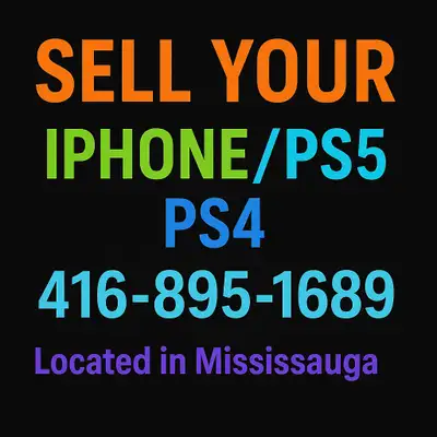 Sell your IPHONE/PS5/PS4, View more