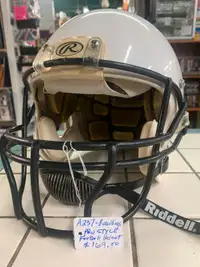 RAWLINGS Pro Style Football Helmet PERFECT Starter Booth 278