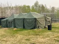 For Sale: Large Combined Marquee Army Tent
