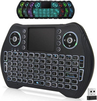 Mini Keyboard Wireless, Backlit Mini Wireless Keyboard with Touc