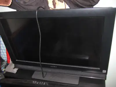 1. Sony 32 inches LCD TV, it has been with us in the basement for a few years and still works very g...