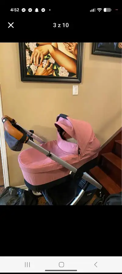 baby stroller pink collor, View more