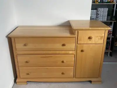 Solid wood dresser, View more