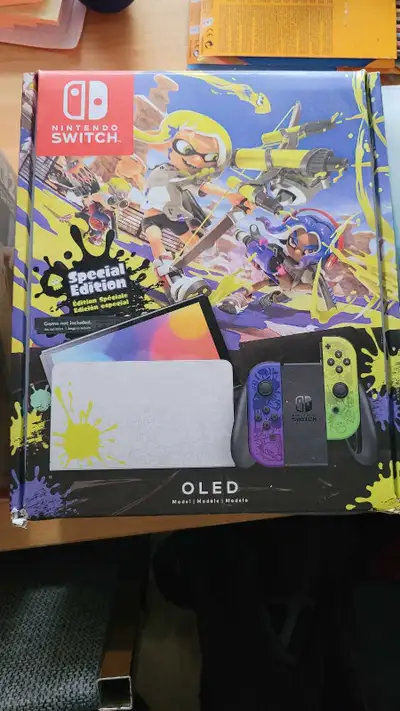Console Nintendo Switch OLED Splatoon 3 Special Edition, View more
