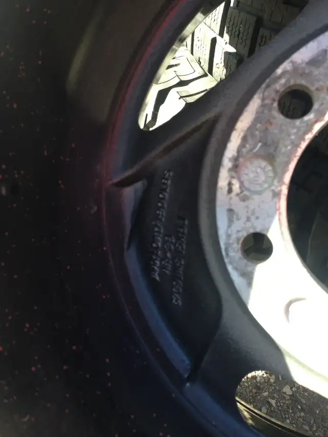 four studded 235 x 75 x r15 on 4  american eagle rims in Tires & Rims in Vernon - Image 6