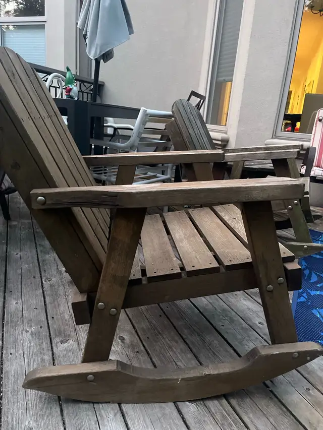 cedar rocking chairs in Patio & Garden Furniture in City of Toronto - Image 6